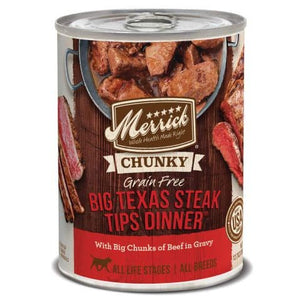 Merrick 12.7oz steak tips dinner