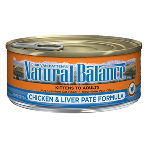 Natural Balance 5.5oz chicken liver cat food