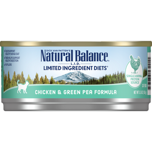 Natural Balance 5.5oz chicken pea cat food