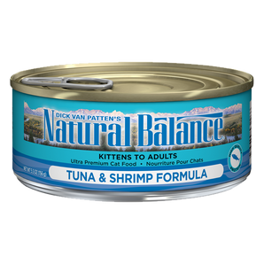 Natural Balance 5.5oz Tuna with Shrimp Formula Canned Cat Food