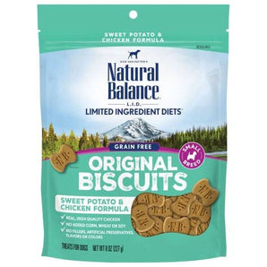 Natural Balance Limited Ingredient Diet 8oz Potato Chicken Biscuits Dog Treats