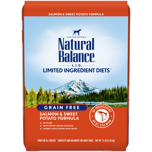 Natural Balance limited ingredient diet sweet potato fish 13lb dog food