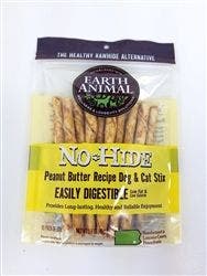 No Hide peanut butter stix 10 pack dog treats