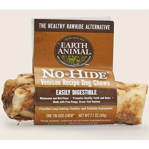 No Hide 4in venison chew dog treats