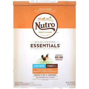 Nutro 30lb wholesome chicken brown rice dog food