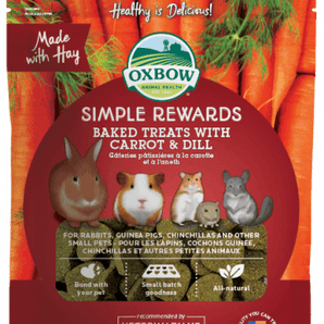 Oxbow simple rewards 3oz carrot dill treats small animal