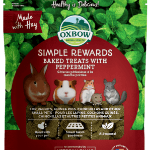 Oxbow simple rewards 3oz peppermint treats small animal