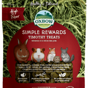 Oxbow simple rewards 1.4oz timothy treats small animal