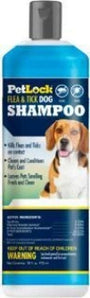 Petlock flea tick 16oz dog shampoo dog