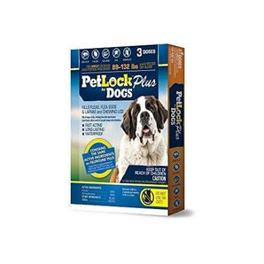 Petlock plus flea tick 3 doses extra large dog