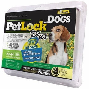 Petlock plus flea tick 3 doses medium dog