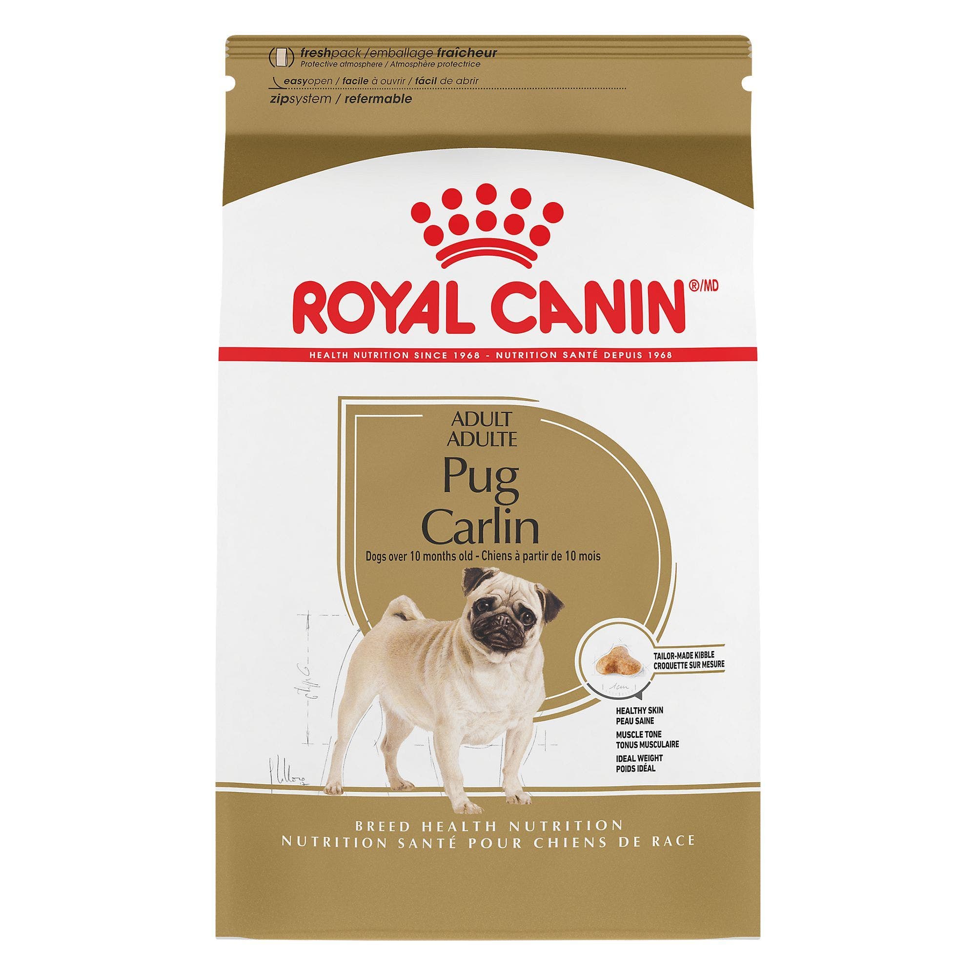 Royal Canin Pug Adult Dry Dog Food 10lb