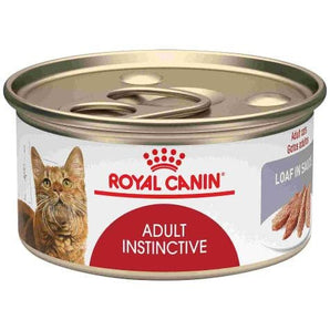Royal Canin Feline Health Nutrition Adult Instinctive Loaf In Sauce Canned Cat Food, 5.1 oz