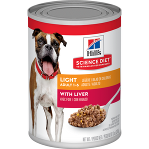 Science Diet 13oz Adult Light with Liver Dog Food