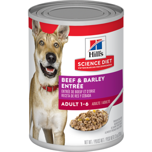 Science Diet 13oz Adult 7+ Beef & Barley Entrée Dog Food