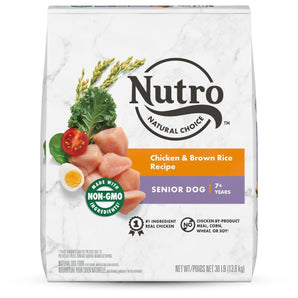 Nutro 30lb wholesome senior chicken dog food