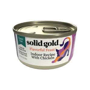 Solid Gold flavorful feast 3oz chicken pate cat food