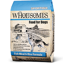 Sportmix wholesome 40lb fish rice dog food