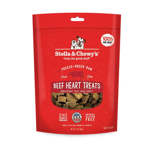 Stella and Chewy's 3oz beef hearts dog treats