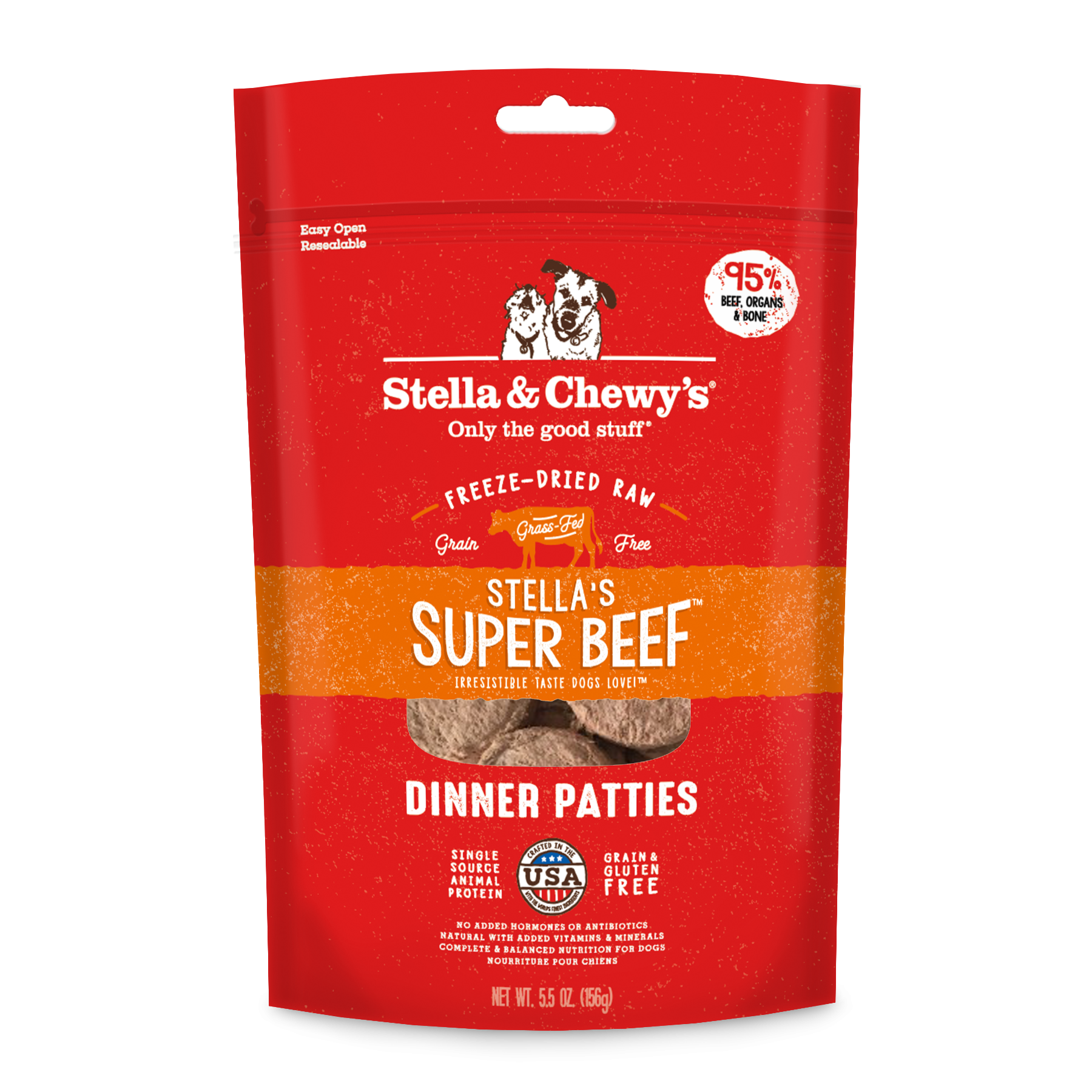 Stella and Chewy's 6oz freeze dried beef dog food
