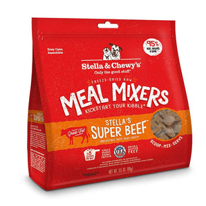 Stella and Chewy's 3.5oz freeze dried beef mixer dog food