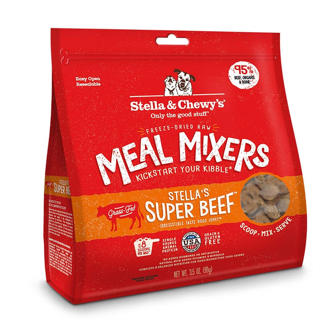 Stella and Chewy's 9oz freeze dried beef mixer dog food