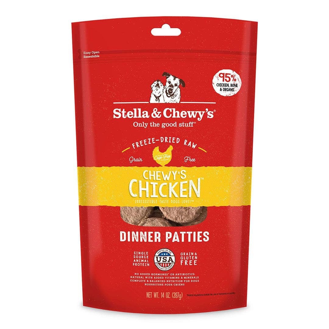 Stella and Chewy's 14oz freeze dried chicken dog food