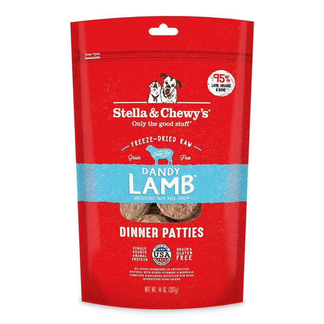 Stella and Chewy's 25oz freeze dried dandy lamb dog food