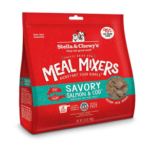 Stella and Chewy's 3.5oz freeze dried salmon cod mixer dog food