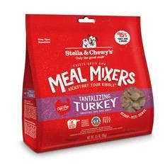 Stella and Chewy's 18oz freeze dried turkey mixer dog food