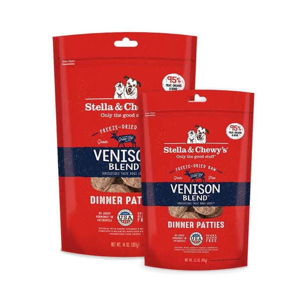 Stella and Chewy's 14oz freeze dried venison dog food