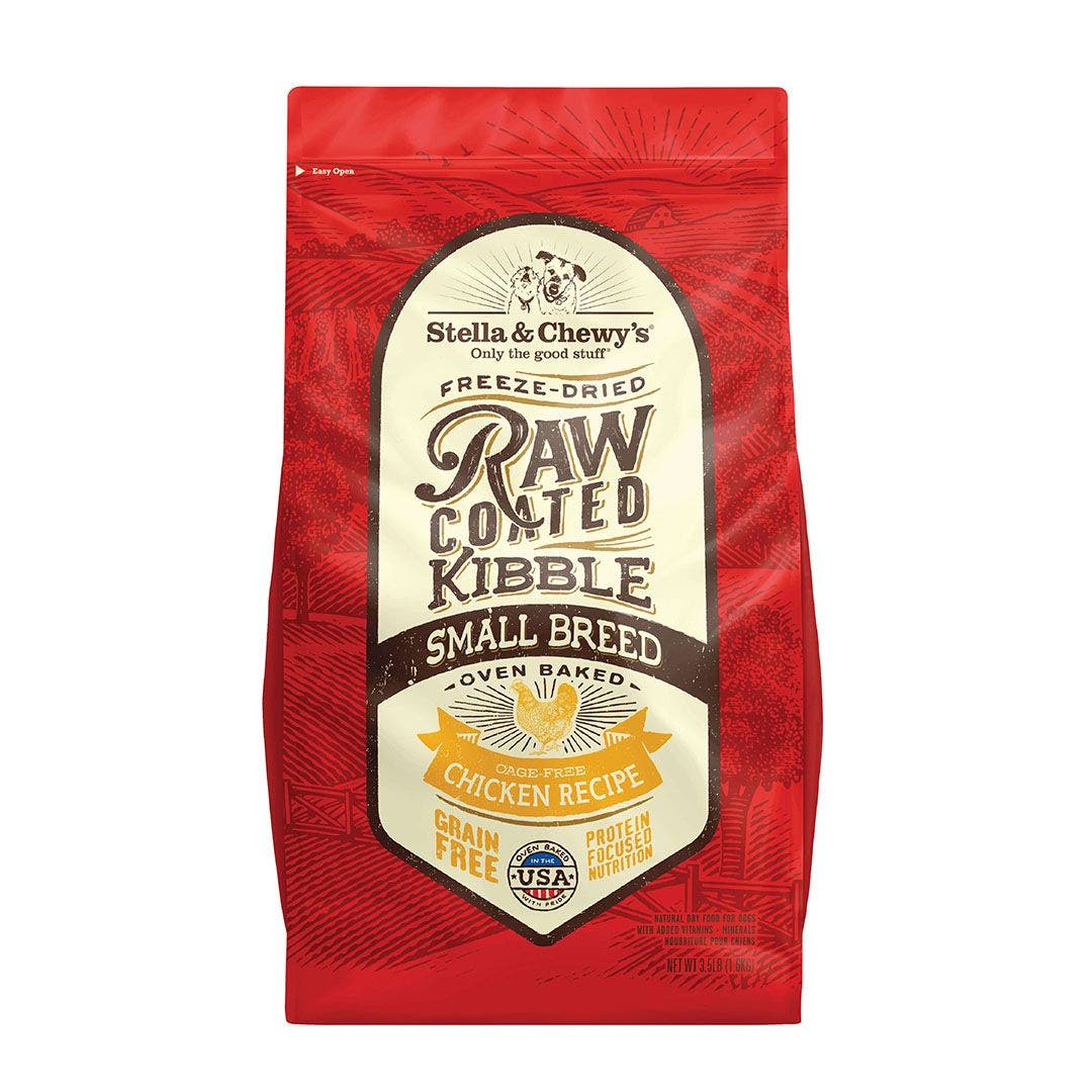 Stella and Chewy's 3.5lb raw coated chicken recipe dog food