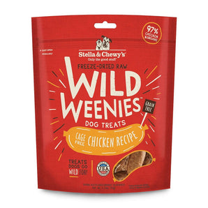 Stella and Chewy's 11.5oz wild weenies chicken dog treats