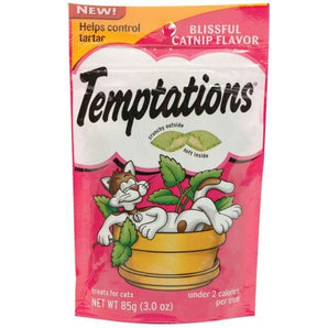 Temptations 3oz blissful catnip cat treat