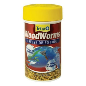 Tetra blood worms .28oz fish food